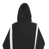FILA Mens Black & White Logo Hoodie M Cotton Casual Streetwear Sweatshirt