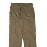 IN LINE COLLECTION Womens Regular Beige Cargo Trousers W31 L31 Polyester Blend