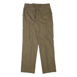 IN LINE COLLECTION Womens Regular Beige Cargo Trousers W31 L31 Polyester Blend