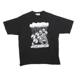 NOE'S ARK Mens Black Graphic T-Shirt M Short Sleeve Crew Neck Unique Print