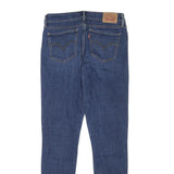 LEVI'S Womens Blue Slim Skinny Denim W27 L29 Zip Cotton Blend Jeans Fashion