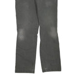 CARHARTT Mens Jeans Grey Regular Straight Denim Medium W34 L31 Workwear