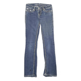 BLUE ASPHALT Womens Jeans Blue Regular Straight Denim Medium W24 L30 Stylish