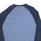 TOMMY HILFIGER Mens Blue & Navy Crew Neck 2XL Cotton Blend Sweatshirt Casual