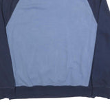 TOMMY HILFIGER Mens Blue & Navy Crew Neck 2XL Cotton Blend Sweatshirt Casual