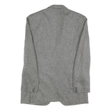 REDI Mens Black & White Classic Jacket M Cashmere Blend Herringbone Pattern