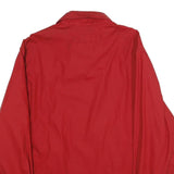 TOMMY HILFIGER Mens Red Classic Zip Jacket M Polyester Collar Logo