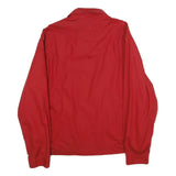 TOMMY HILFIGER Mens Red Classic Zip Jacket M Polyester Collar Logo