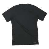 ADIDAS Mens Black Graphic T-Shirt M Short Sleeve Crew Neck Sports Cotton Blend