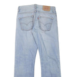 LEVI'S Mens Regular Fit Blue Denim Jeans W31 L29 Classic Cotton Zip Pockets