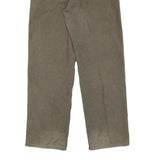 CARHARTT Mens Relaxed Brown Cotton Blend Trousers W36 L32 Casual Workwear Zip