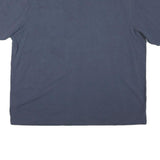 CARHARTT Mens Blue Henley T-Shirt 2XL Short Sleeve Crew Neck Cotton Blend Pocket