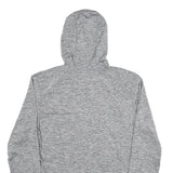 NIKE Womens Grey Marl Hoodie M Lightweight Athletic Pullover