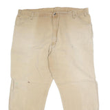 DICKIES Mens Regular Fit Beige Denim Jeans W42 L29 Workwear Zip Closure