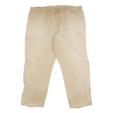 DICKIES Mens Regular Fit Beige Denim Jeans W42 L29 Workwear Zip Closure