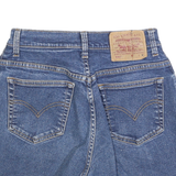LEVI'S Womens Denim Blue Cotton Shorts XS W26 Raw Hem Casual