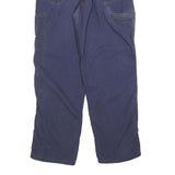 CARHARTT Mens Relaxed Cotton Blend Blue Workwear Trousers W34 L30