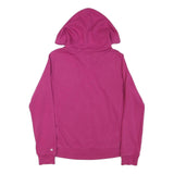 CHAMPION Girls Pink Hoodie M Cotton Blend Casual Pullover Sweatshirt