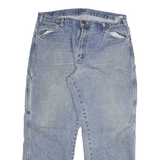 DICKIES Mens Jeans Blue Relaxed Straight Denim Medium W34 L34 Workwear