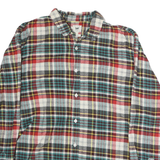 LEE Mens Red Blue White Plaid Cotton Shirt 2XL Casual Vintage Style