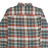 LEE Mens Red Blue White Plaid Cotton Shirt 2XL Casual Vintage Style