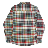 LEE Mens Red Blue White Plaid Cotton Shirt 2XL Casual Vintage Style