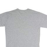 RUSSELL ATHLETIC Mens Grey Red Indiana Graphic T-Shirt L Short Sleeve Crew Neck