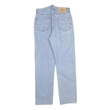 REPAIR Womens Jeans Blue Regular Straight Denim Light W30 L30 Zip Cotton Blend