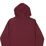 CHAMPION Mens Maroon Pullover Hoodie M Cotton Blend Casual Sweatshirt