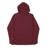 CHAMPION Mens Maroon Pullover Hoodie M Cotton Blend Casual Sweatshirt