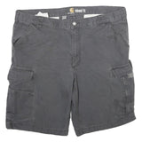 CARHARTT Mens Shorts Grey Cargo Relaxed Fit XL W40 Workwear Pocketed