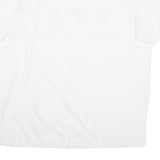ADIDAS Mens White Sacramento State Volleyball Graphic T-Shirt XL Crew Neck Short