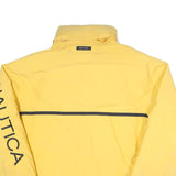 NAUTICA Mens Yellow & Navy Reversible Zip Jacket L Polyamide Blend