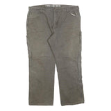 DICKIES Mens Cotton Blend Relaxed Workwear Trousers W40 L30 Utility Zip