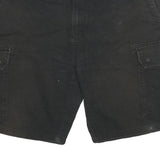 DICKIES Mens Black Cargo Shorts 3XL W38 Cotton Blend Workwear Pockets