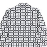 MICHAEL KORS Womens Black & White Printed Shirt Long Sleeve Collared XS Stylish