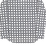 MICHAEL KORS Womens Black & White Printed Shirt Long Sleeve Collared XS Stylish