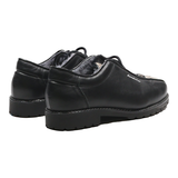 KANDAHAR Fleece Lined Snow Boots Black Leather Womens UK 2