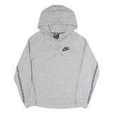 NIKE Womens Grey Hoodie S Cotton Blend Casual Sports Sweatshirt