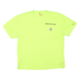 CARHARTT Mens Yellow & Black Browning Chapman Graphic T-Shirt L Short Sleeve