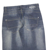 OKAY JEANS Mens Shorts Blue Denim Casual Style M W32 Button Fly Comfortable Fit