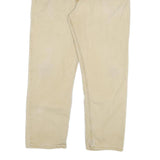 CARHARTT Mens Relaxed Khaki Cotton Blend Zip Trousers W38 L30 Casual Workwear