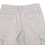 CARHARTT Mens Shorts Beige Cargo M W31 Relaxed Fit Cotton Blend