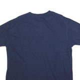 MLB Mens Blue S Logo Graphic T-Shirt XL Short Sleeve Crew Neck Cotton Blend
