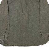 FIELD & STREAM Mens Green Plain Cotton Blend Shirt XL Long Sleeve Casual