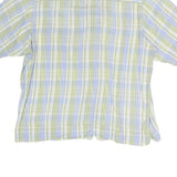 COLUMBIA Womens Green & Blue Check Shirt S Lightweight Casual Summer