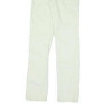 LEVI'S Womens Cotton Blend White Slim Skinny Trousers W26 L31 Stylish Crisp