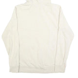 THE NORTH FACE Mens Cream Hoodie L Cotton Blend Pullover Classic Logo