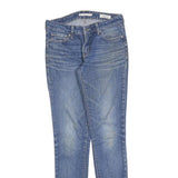 LEVI'S 711 Womens Jeans Blue Slim Skinny Denim Medium W26 L32 Stretch Casual