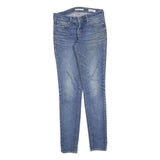 LEVI'S 711 Womens Jeans Blue Slim Skinny Denim Medium W26 L32 Stretch Casual